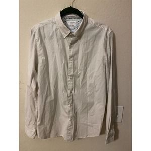 Denim & Flower Ricky Singh Long Sleeve Collared Shirt Size L